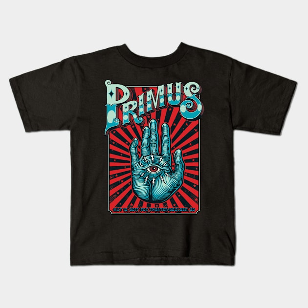 Primus hand symbol Kids T-Shirt by Fabecco Designs